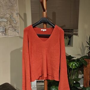 Madewell Rust Knit Sweater